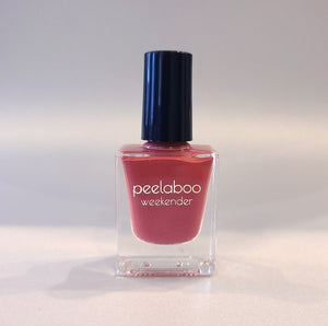 peel off nail polish of 'rosy' color
