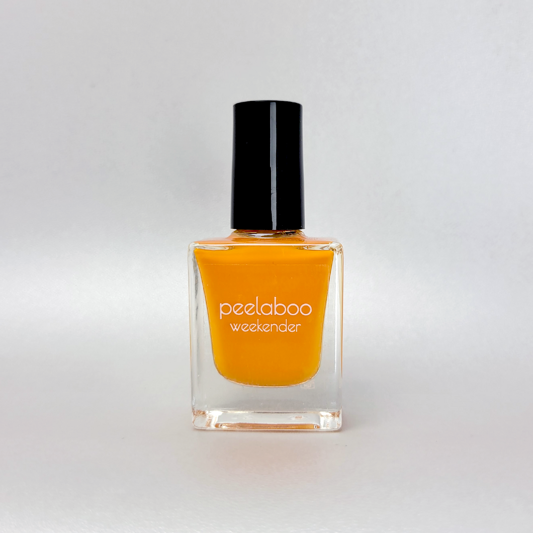 peel off nail polish in orange color